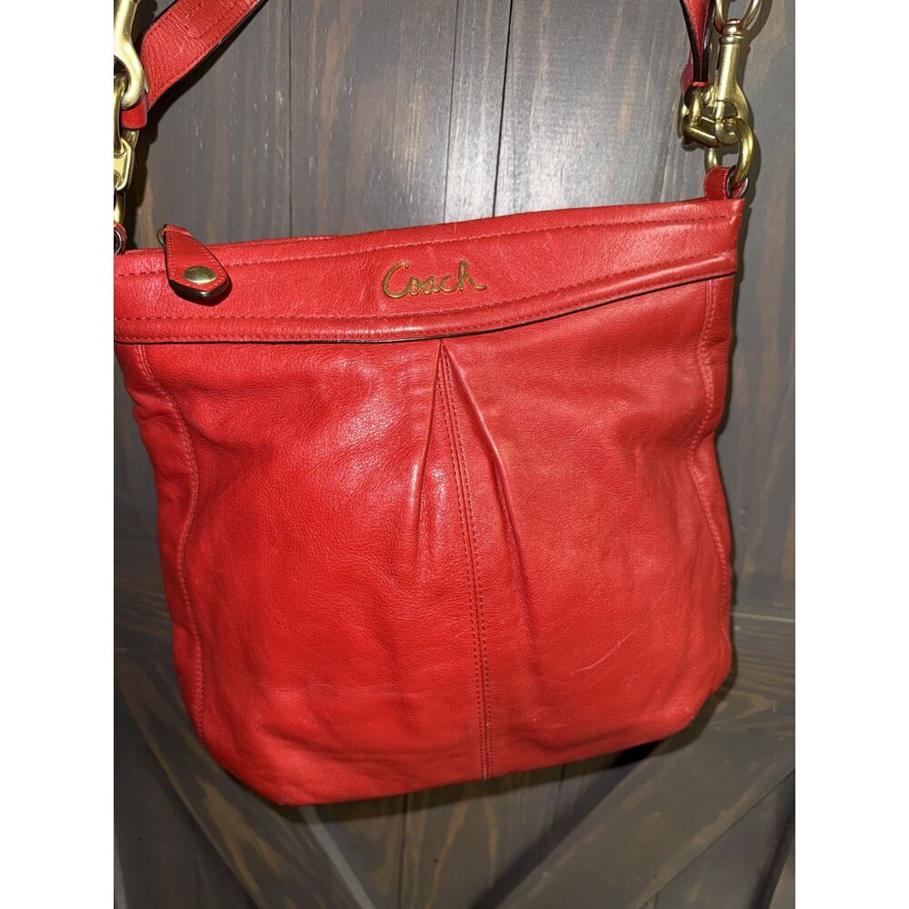 Coach Ashley Red Crossbody purse